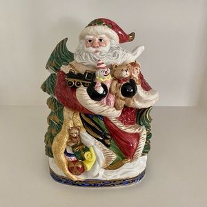Omnibus by Fitz and Floyd Santa Claus Cookie Jar